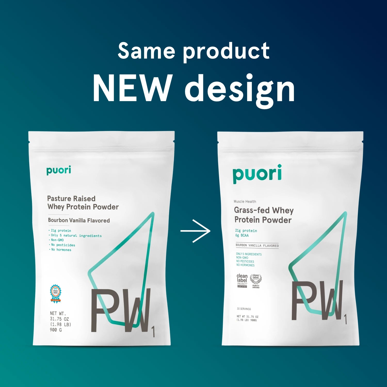 PW1 - Grass-fed Whey Protein with Bourbon Vanilla